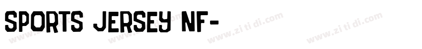 Sports Jersey NF字体转换